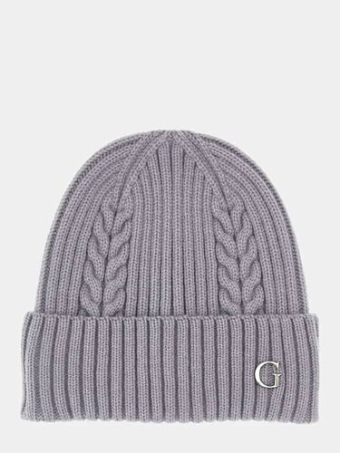 Bonnet En Maille Avec Logo - Guess - Modalova