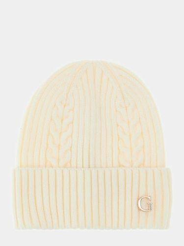 Bonnet En Maille Avec Logo - Guess - Modalova
