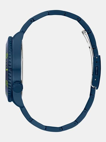 Montre Multifonction En Acier - Guess - Modalova