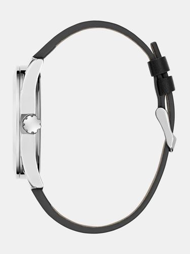 Montre Multifonction En Cuir Véritable - Guess - Modalova