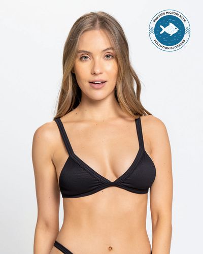 Haut de bikini côtelé sans armatures internes - Leonisa - Modalova