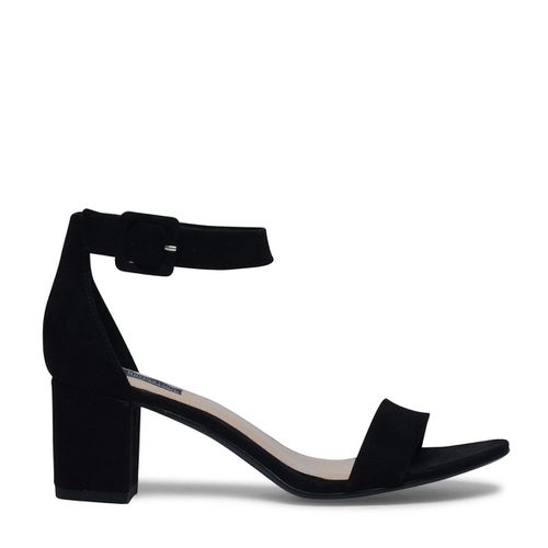 Sandales textile minimalistes - noir - Sacha - Modalova