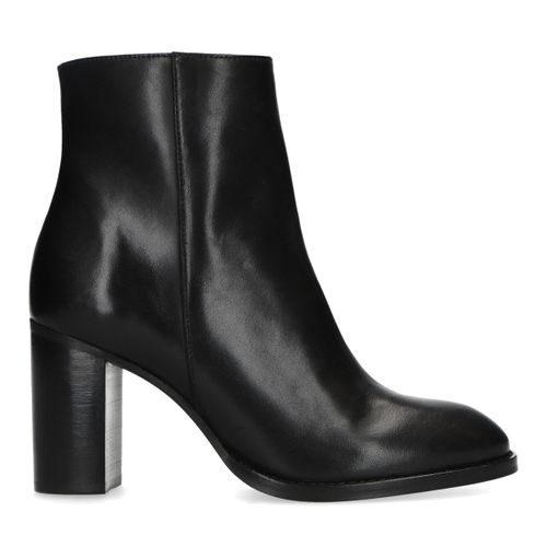 Bottines cuirà talon - noir - Sacha - Modalova