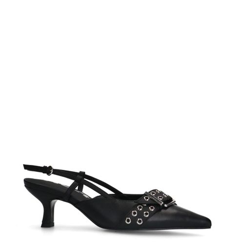 Slingbacksà boucle avec petit talon - noir - Sacha - Modalova