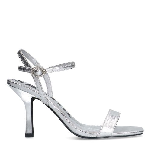 Sandalesà talon métallisées - argenté - Sacha - Modalova