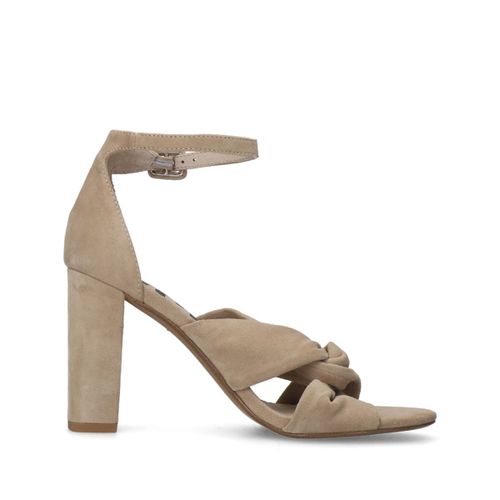 Sandalesà talon en daim avec nœud - Sacha - Modalova