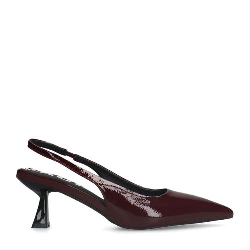 Escarpins slingback vernis - bordeaux - Sacha - Modalova