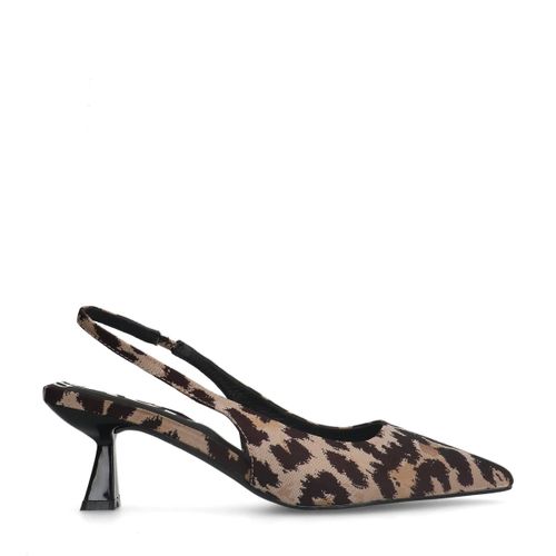 Escarpins slingback léopard - Sacha - Modalova