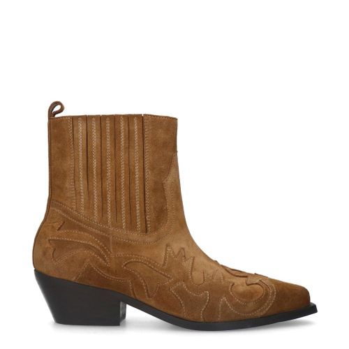 Santiags en daim - marron - Sacha - Modalova