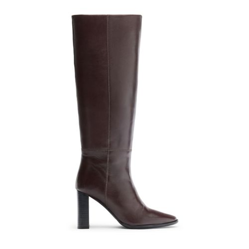 Bottes hautes à talon - bordeaux - Sacha - Modalova