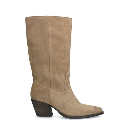 Santiags en daim - taupe - Sacha - Modalova