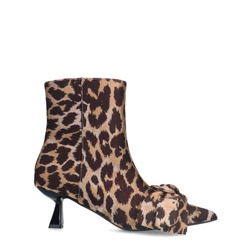Bottines léopard à talon - Sacha - Modalova