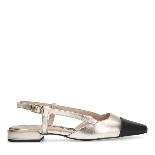 Chaussures slingback en cuir - doré - Sacha - Modalova