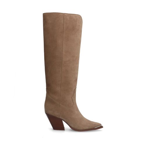 Santiags en daim - beige - Sacha - Modalova