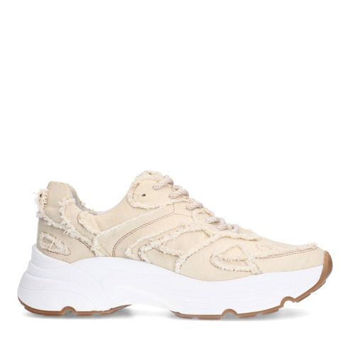 Baskets denim - beige - Sacha - Modalova