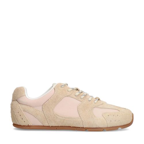 Baskets en daim - beige - Sacha - Modalova
