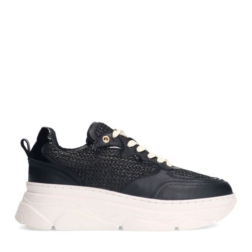 Baskets en cuir - noir - Sacha - Modalova