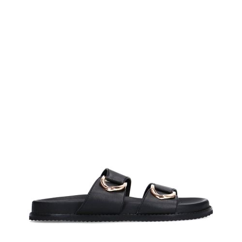 Claquettes en cuir avec détails - noir - Sacha - Modalova