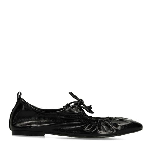 Ballerines avec lacets - noir - Sacha - Modalova