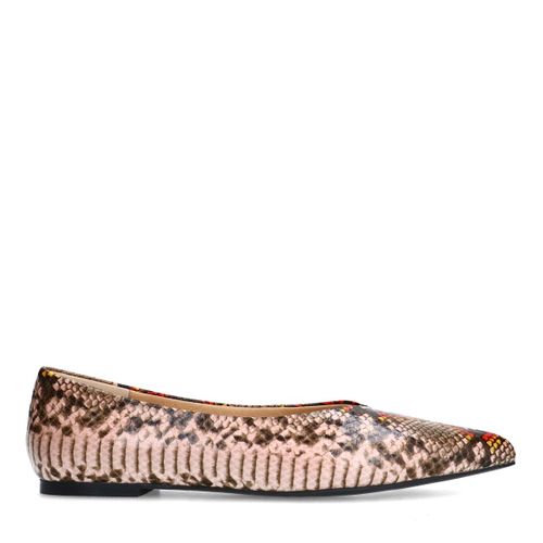 Ballerines avec imprimé serpent - Sacha - Modalova
