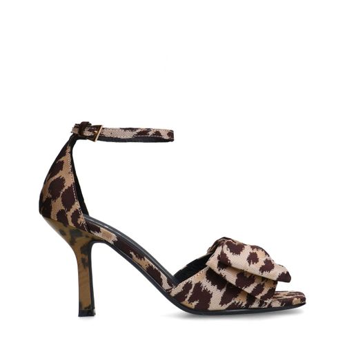 Sandalesà talon léopard avec nœud - Sacha - Modalova