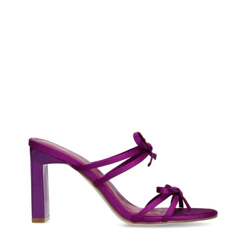 Sandalesà talon avec nœuds - violet - Sacha - Modalova