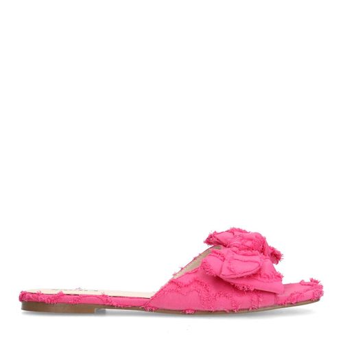 Claquettes avec nœud - rose - Sacha - Modalova