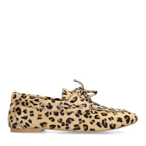 Chaussures bateau léopard - Sacha - Modalova