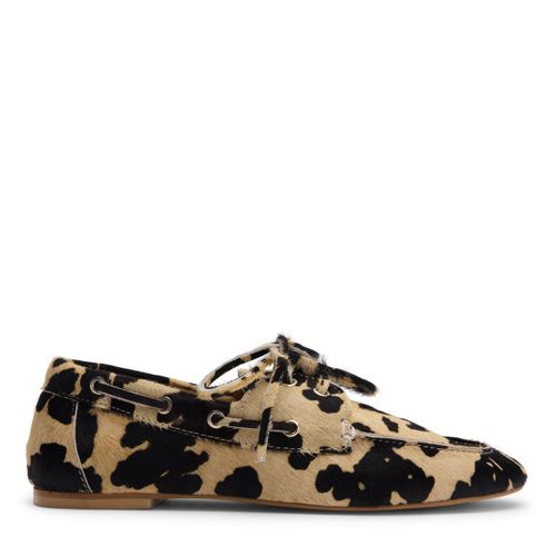 Chaussures bateau imprimé vache - Sacha - Modalova