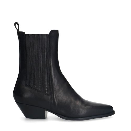 Santiags en cuir - noir - Sacha - Modalova