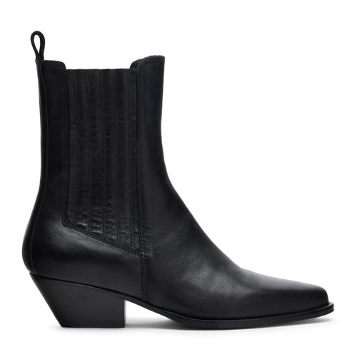 Santiags en cuir - noir - Sacha - Modalova