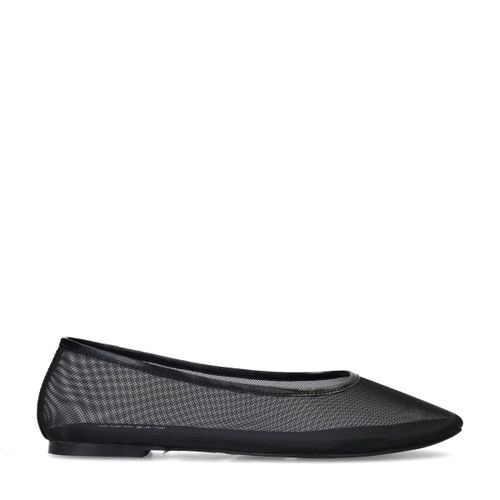 Ballerines en mesh - noir - Sacha - Modalova