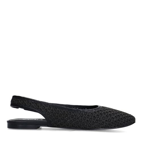 Slingbacks résille - noir - Sacha - Modalova