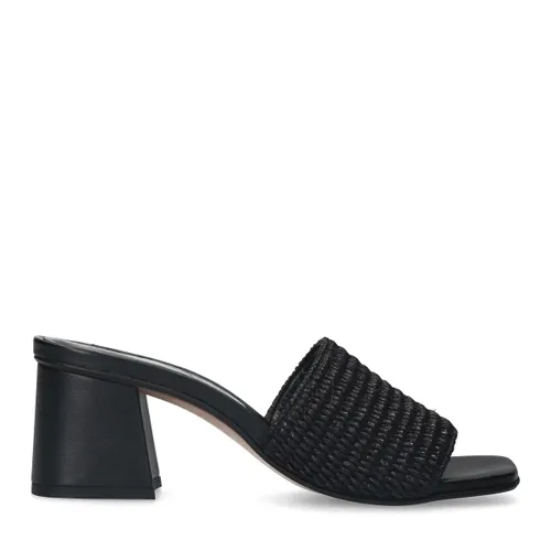 Mulesà talon cubain - noir - Sacha - Modalova