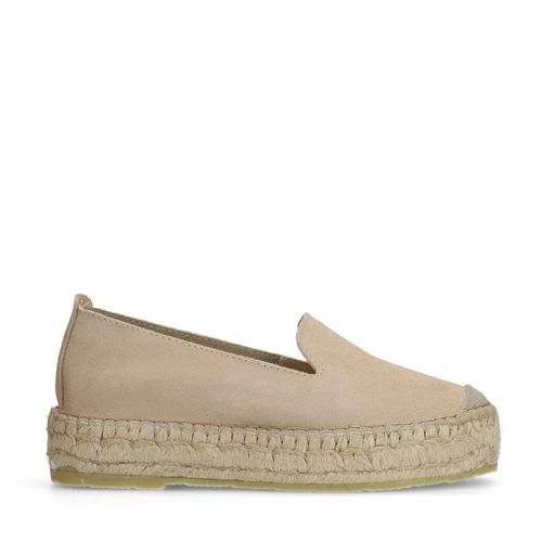 Espadrilles en daim - beige - Sacha - Modalova