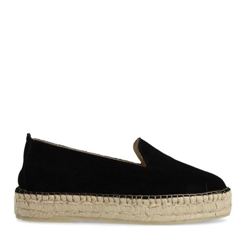 Espadrilles en daim - noir - Sacha - Modalova