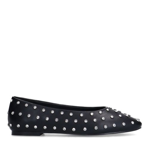 Ballerines avec clous - noir - Sacha - Modalova