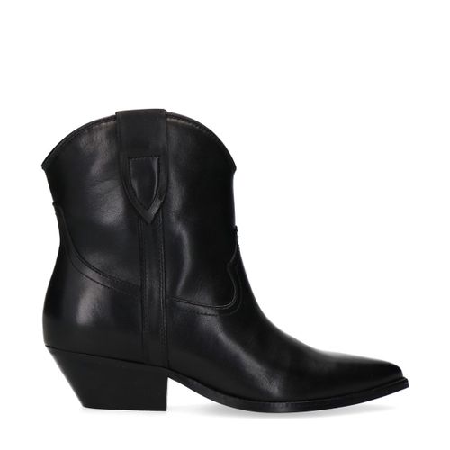 Santiags en cuir - noir - Sacha - Modalova