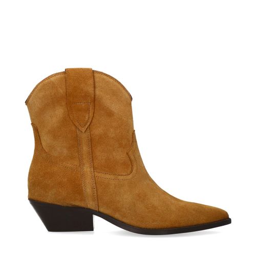 Santiags en daim - taupe - Sacha - Modalova