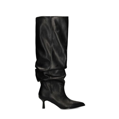 Bottes hautes avec tige large - noir - Sacha - Modalova