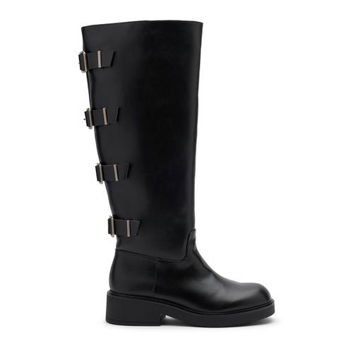 Bottes hautes à boucles - noir - Sacha - Modalova