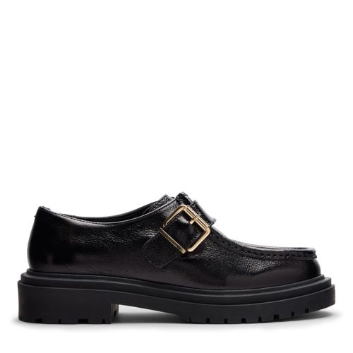 Mocassins en cuir avec boucle - noir - Sacha - Modalova