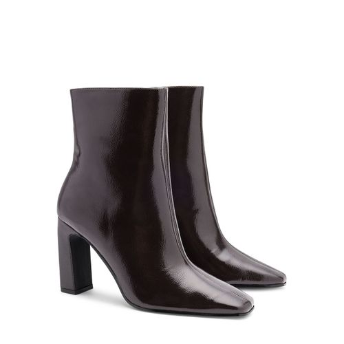 Bottines à talon vernies - rouge - Sacha - Modalova