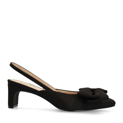 Escarpins slingback avec nœud - noir - Sacha - Modalova