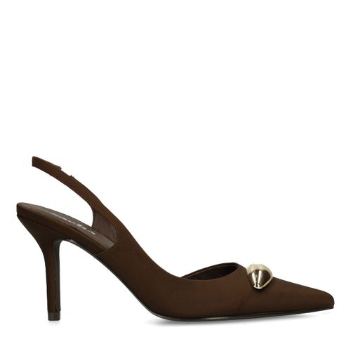 Escarpins slingback avec détail - marron - Sacha - Modalova