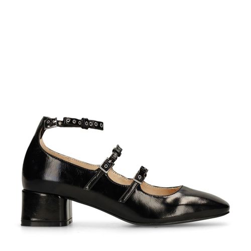 Chaussures Mary Jane vernies - noir - Sacha - Modalova