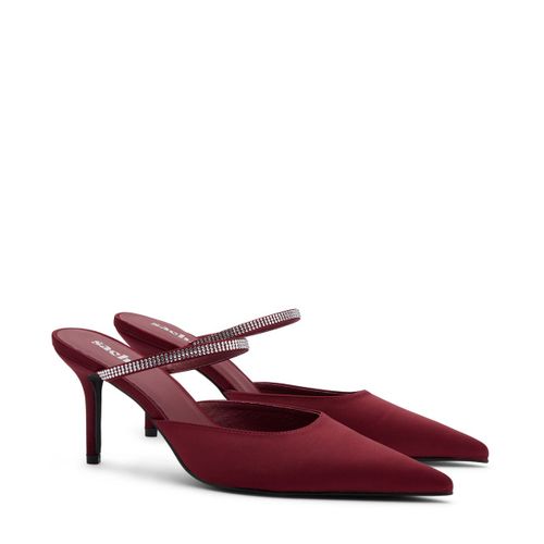 Escarpins avec bande strass - rouge - Sacha - Modalova