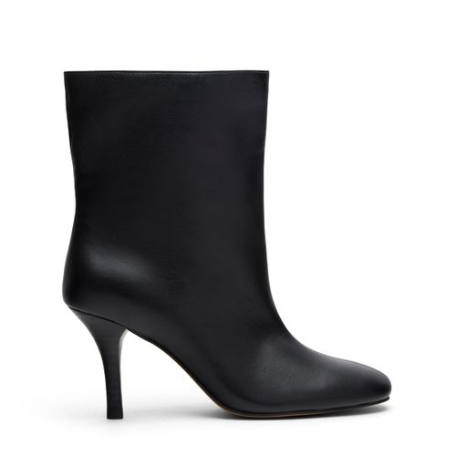 Bottines cuir à talon - noir - Sacha - Modalova
