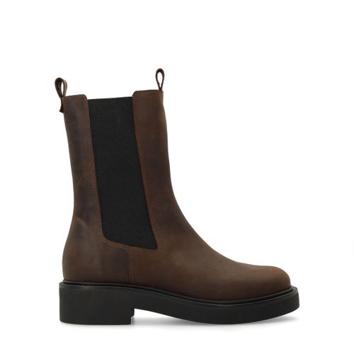 Chelsea boots en cuir - marron - Sacha - Modalova
