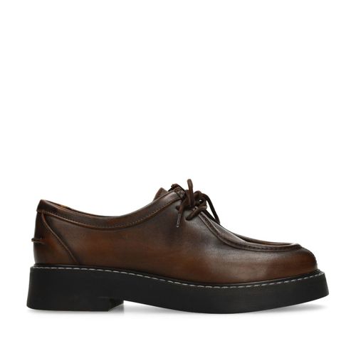 Chaussures à lacets en cuir - marron - Sacha - Modalova